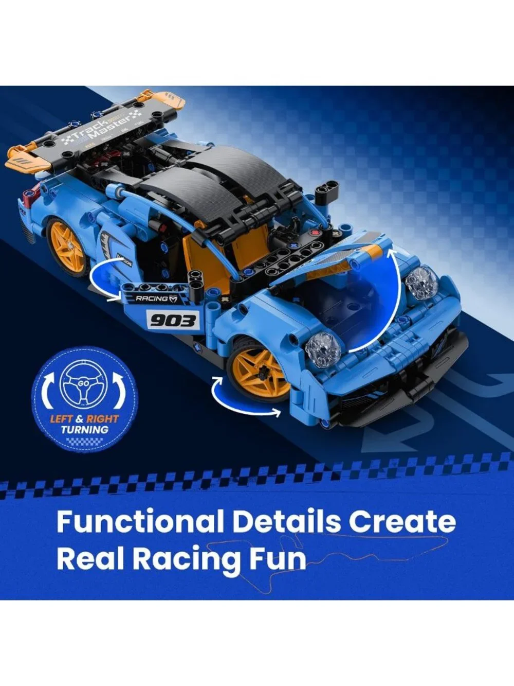 STEM Remote Control Car Robot Building Kit - Perfect Gift for Boys 8